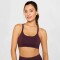 Top Principal Low Impact Bra Mujer Oxblood
