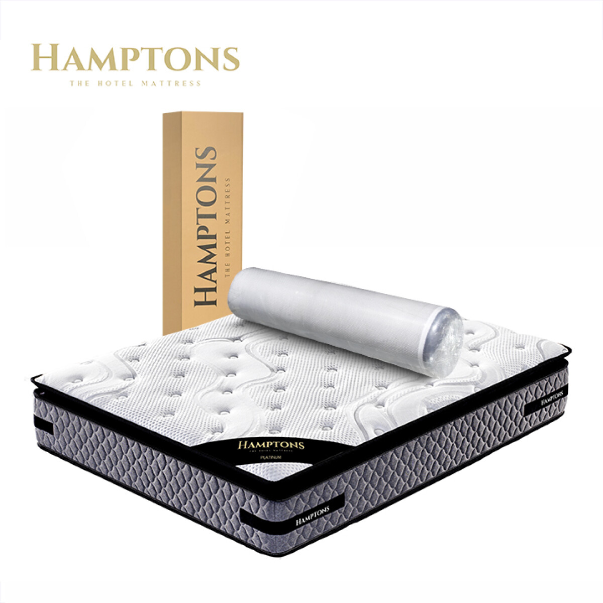 Colchon de resortes 2 Plazas Hamptons Platinum 