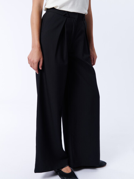 Pantalón de vestir pinzado Negro