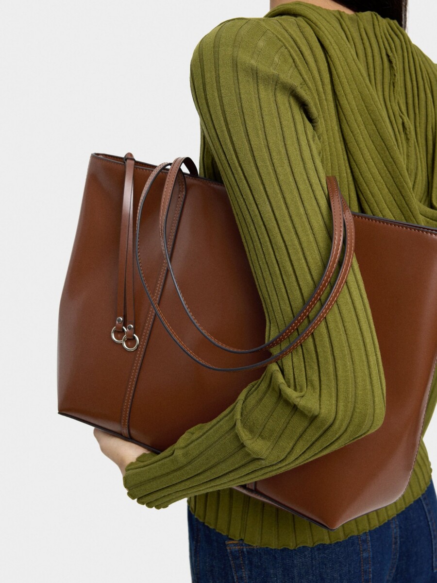 Bolso Para Portátil De 13" Liso camel