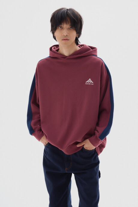 Hoodie Bart Bordeaux