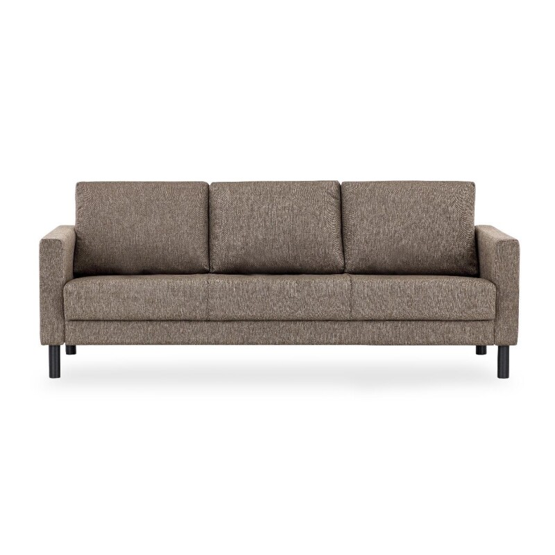 Sofá Living 3 Cuerpos Autoarmable Madera Ecosoft Y Poliester Marrón Sofá Living 3 Cuerpos Autoarmable Madera Ecosoft Y Poliester Marrón