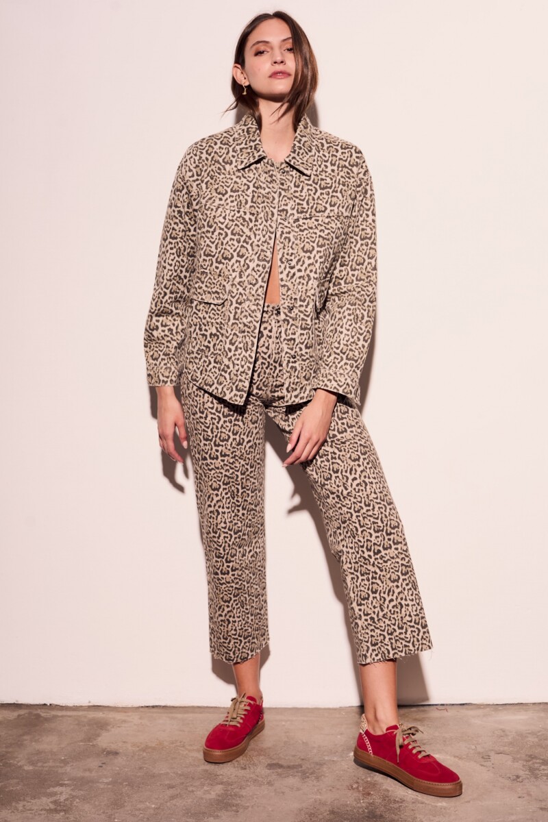 Jean Recto Animal Print Animal Print