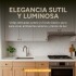 Placa PVC Símil Mármol 2,44 x 1,22 m Diseño Mármol Negro