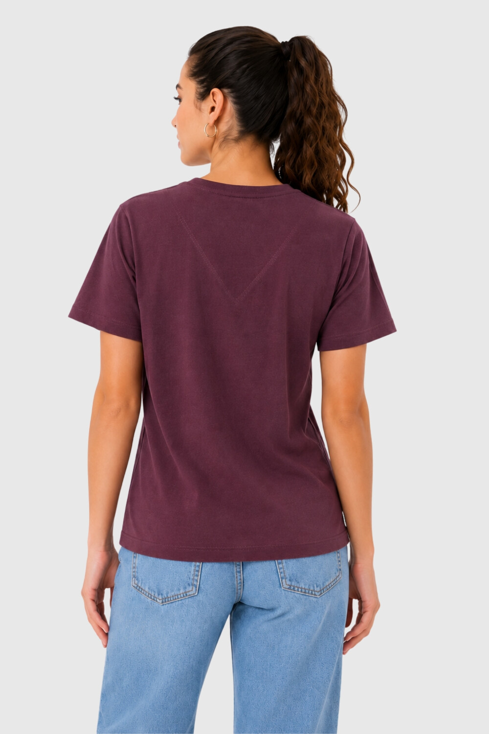 Remera Blumi Cereza Oscuro