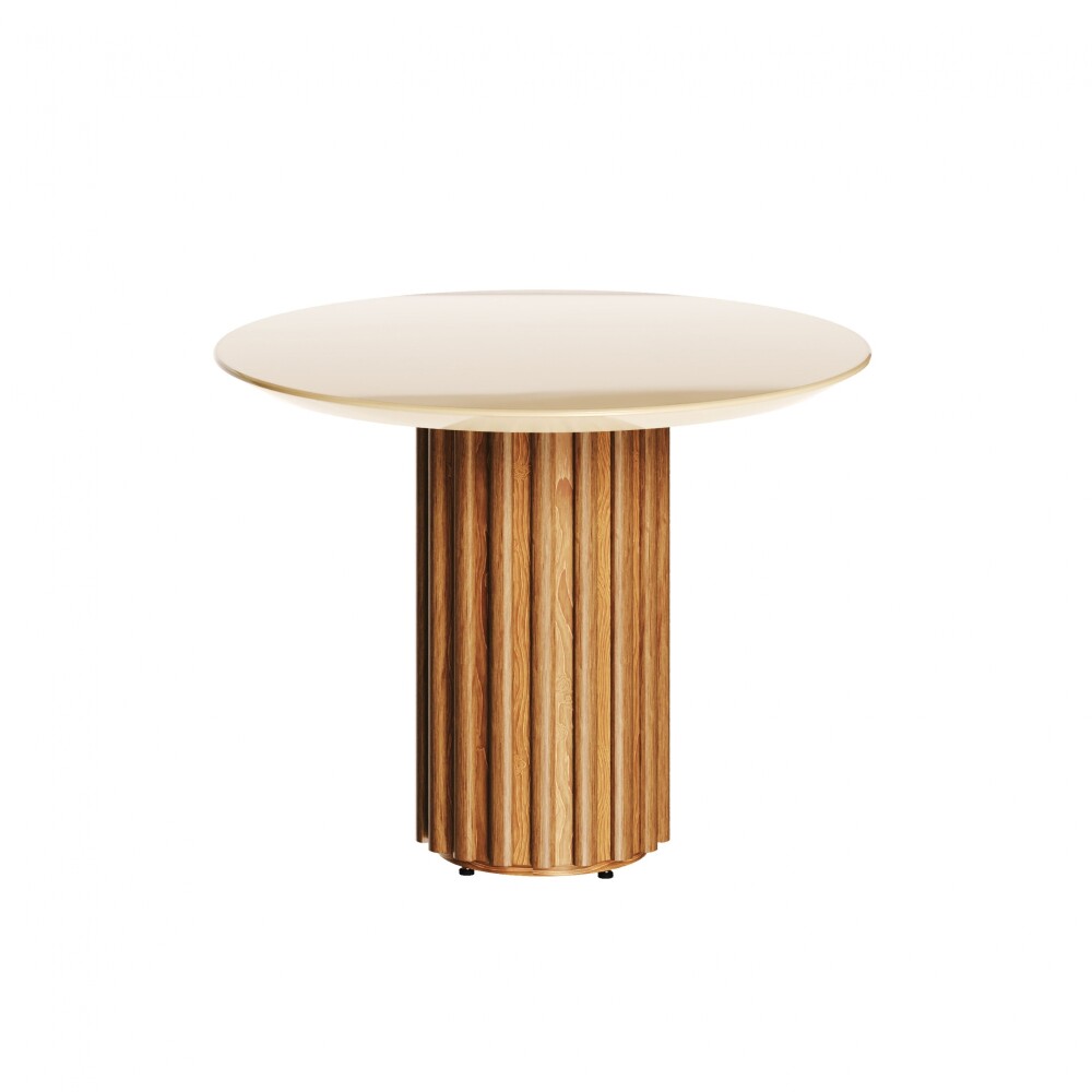 Mesa Lateral - 43cm - Linea Manhattan Natural/Beige