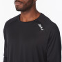 Aero Long Sleeve - Hombre Black/silver Reflective