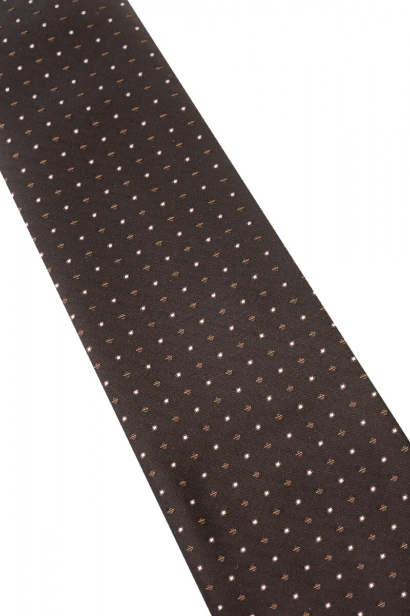 Corbata con pañuelo 8 cm NEGRO