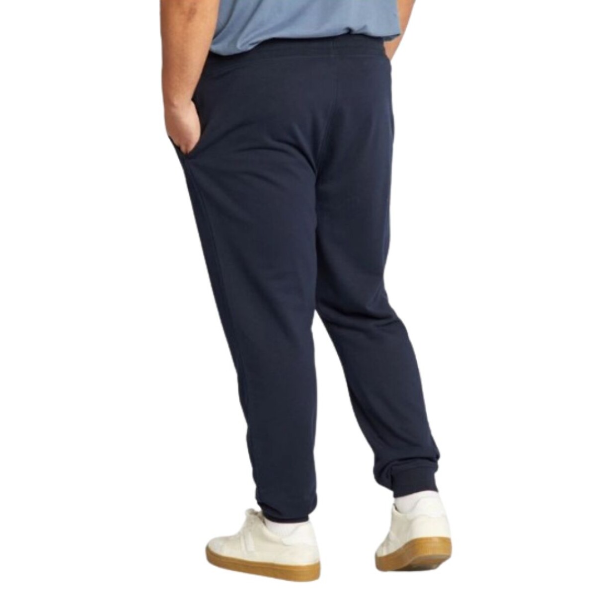 Pantalón felpa talles especiales - Azul marino 