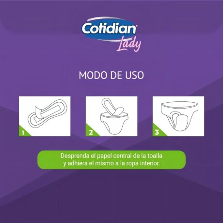 Cotidian Lady Super Incontinencia X28 Mujer Cotidian Lady Super Incontinencia X28 Mujer