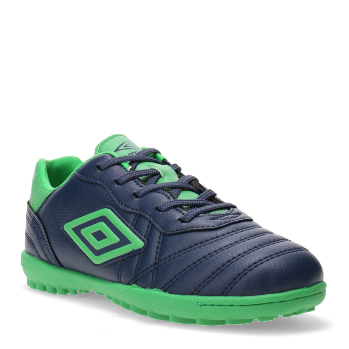 Championes de Fútbol 5 Infantiles Umbro Touch TF - Azul Marino - Verde 