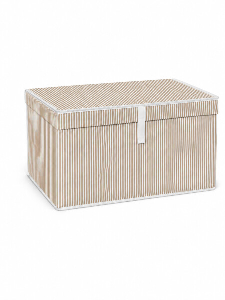 CAJA ORGANIZADORA RAYAS BEIGE