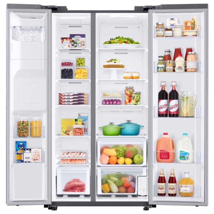 Heladera Samsung Side by Side 716 L con Dispensador RS27T5200S9 + Microondas 20 L de Regalo Heladera Samsung Side by Side 716 L con Dispensador RS27T5200S9 + Microondas 20 L de Regalo