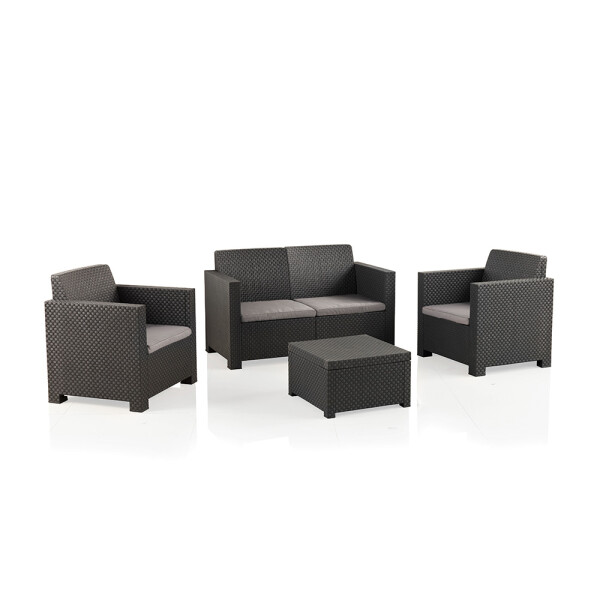 JUEGO DE JARDIN EVO CONFORT GRAFITO Juego De Jardin Evo Confort Grafito