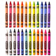 Crayones, tamaño regular, 24 unidades Crayones, tamaño regular, 24 unidades