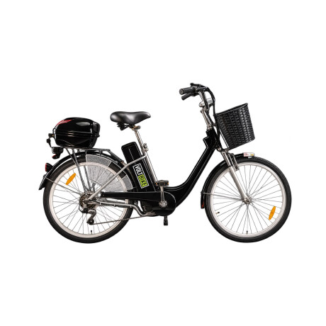 Bicicleta Eléctrica Voltbike Classica 250 W con Canasto Negro