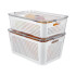 Contenedores Recipiente Set X2 Con Tapa Organizador Heladera Apilables Con Escurridor Drenaje Almacenamiento Imback Contenedores Recipiente Set X2 Con Tapa Organizador Heladera Apilables Con Escurridor Drenaje Almacenamiento Imback