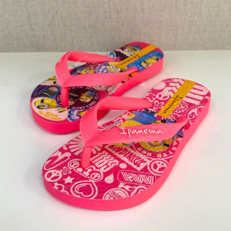 Ojota Minions Ipanema Rosa/amarillo