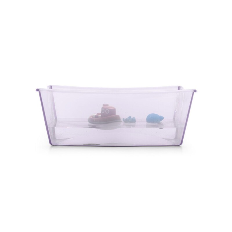 Baño Stokke Flexibath XL Plegable Transparente y Lavanda