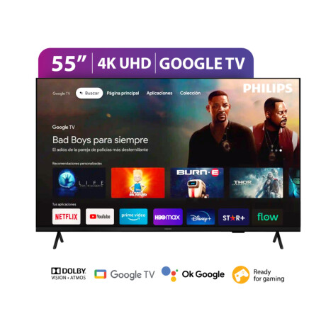 Smart TV Philips UHD 4K 55 Android 55PUD7408/77