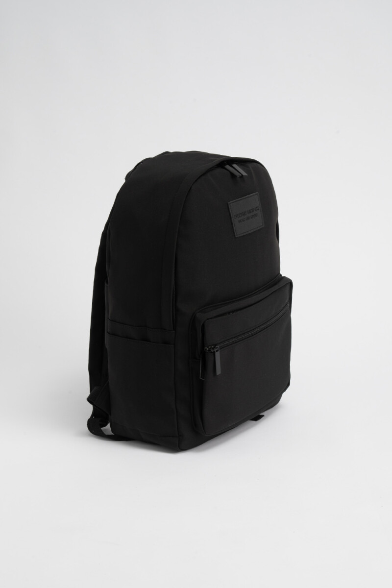 Mochila básica Azul-negro