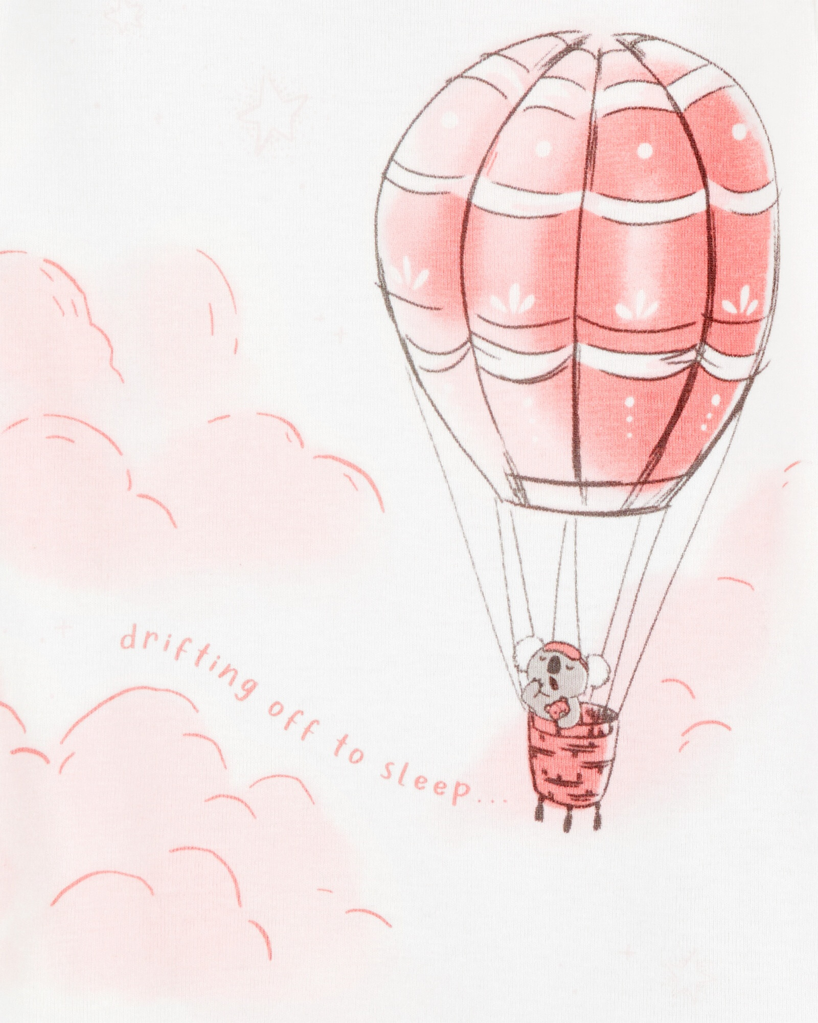 Pijama cuatro piezas de algodón, dos pantalones y dos remeras, diseño globo Pijama cuatro piezas de algodón, dos pantalones y dos remeras, diseño globo