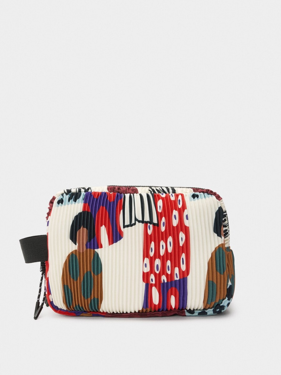Neceser Estampado De Nylon multicolor
