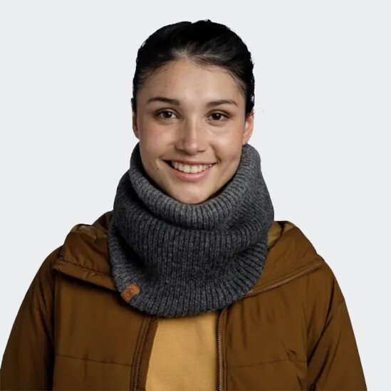 Bufanda Buff Knitted - Fleece Neckwarmer Marin Adult Gris