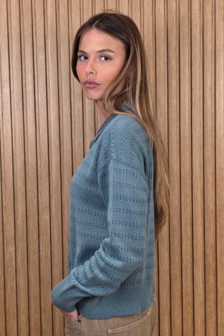 Cardigan Catalina Tourquesa