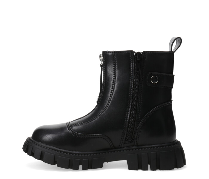 Bota HARJU con cierre en el empeine Black