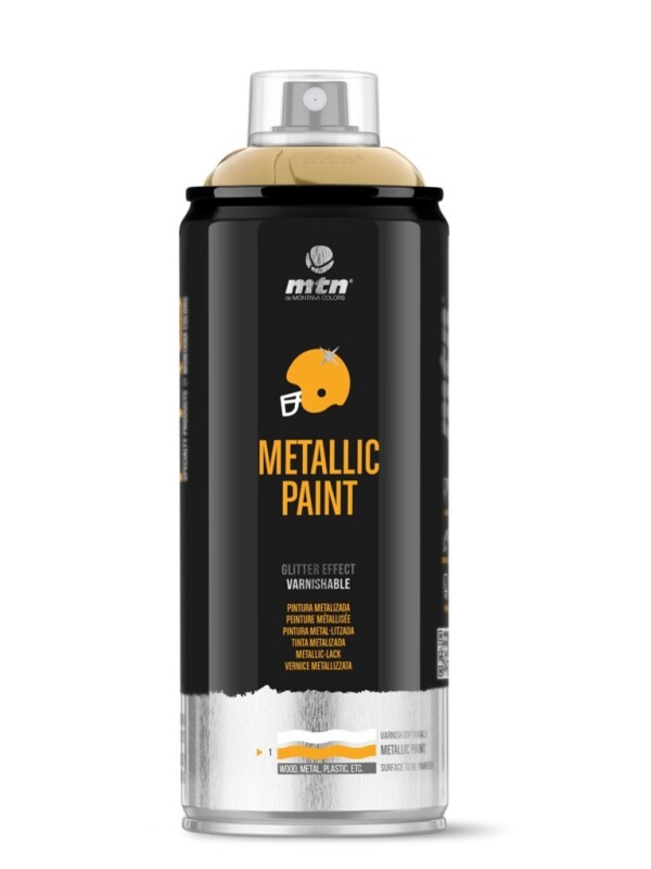 AEROSOL MTN PRO METALIZADO ORO 400ML N/A