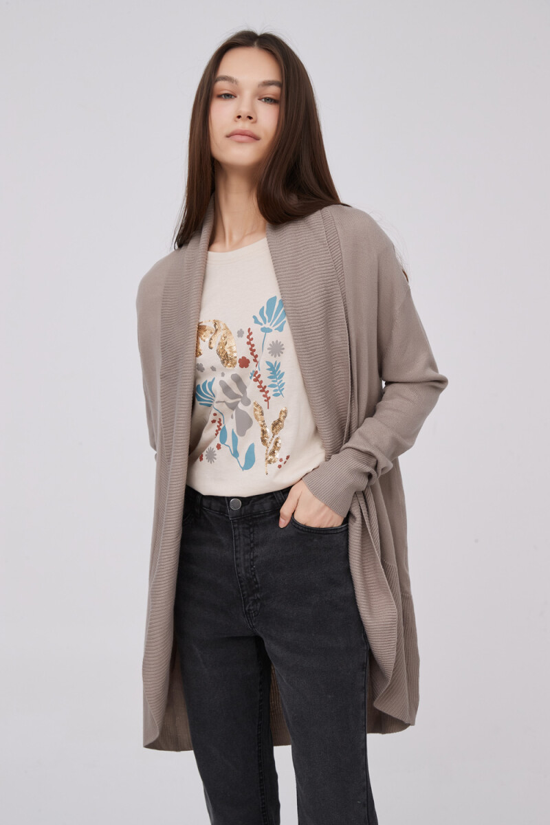 Saco Soler - Taupe / Mink / Vison 