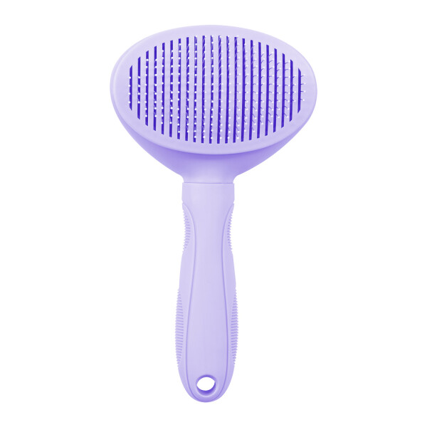 Cepillo de mascota violeta