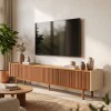 Rack de TV Dune Ripiado 2.2 - Linea Manhattan Off White