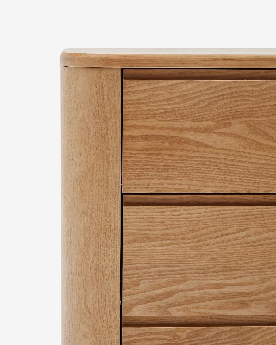 Cómoda Salaya de madera contrachapada de fresno FSC Mix Credit 120 x 80 cm Cómoda Salaya de madera contrachapada de fresno FSC Mix Credit 120 x 80 cm