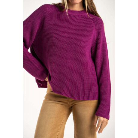 Sweater Algodon Magenta