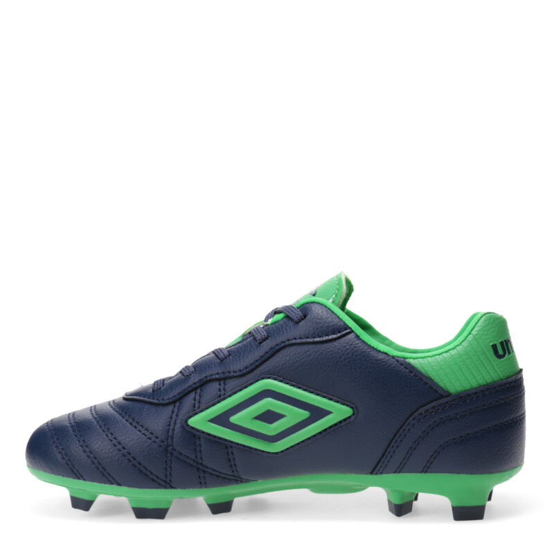 Championes de Fútbol 11 Infantiles Umbro Touch HG Azul Marino - Verde