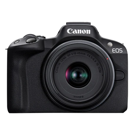 Canon - Cámara Digital Mirrorless Eos R50 - 24,2MP. 4K. Digic X. Ampliación 0,95X. Wifi. Luetooth. L 001