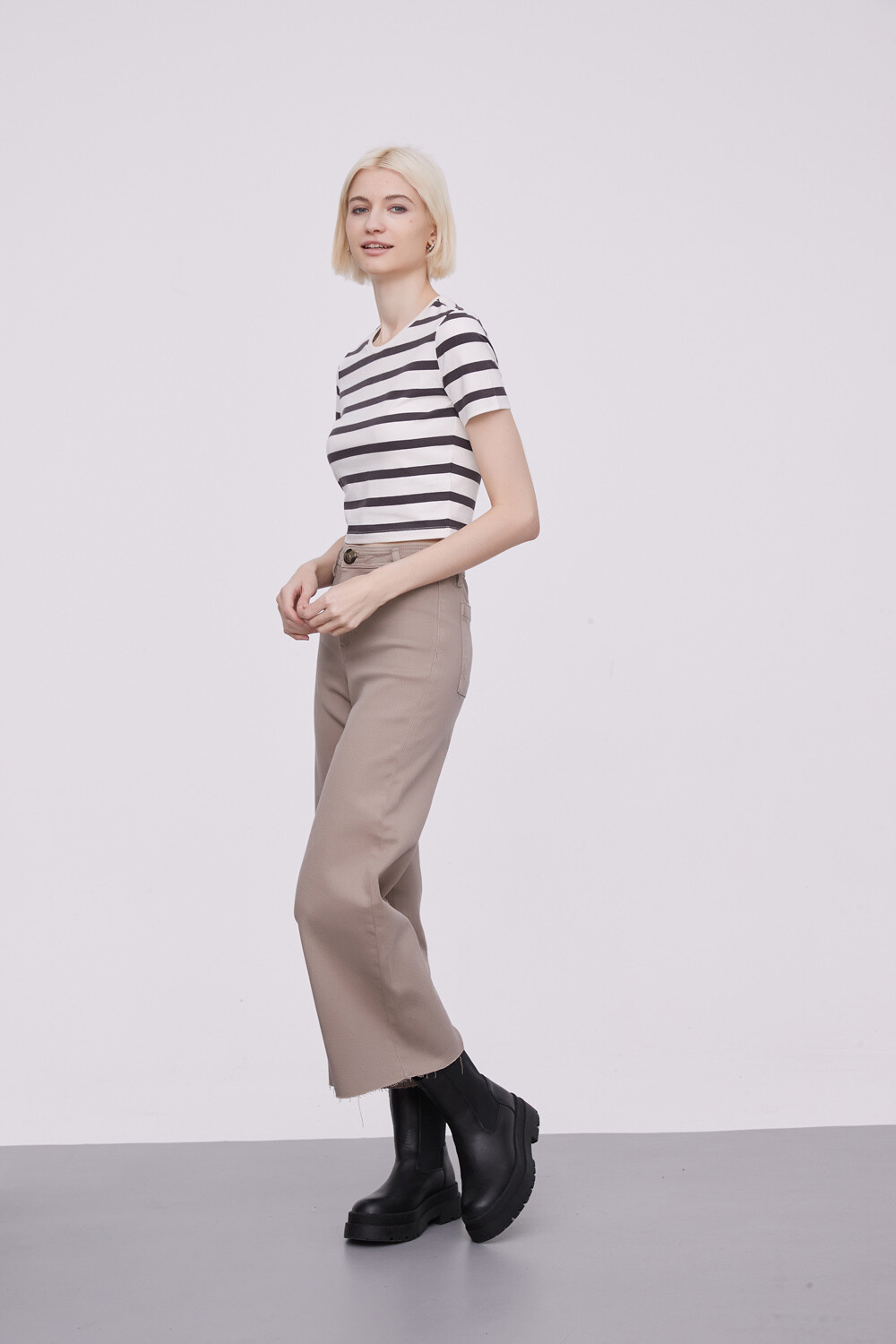 Pantalon Adeline Taupe / Mink / Vison