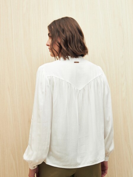 CAMISA ALLIE BRICK BLANCO