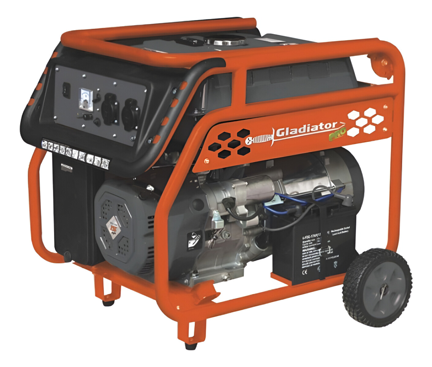 GENERADOR A GASOLINA GLADIATOR PRO GE87500E 
