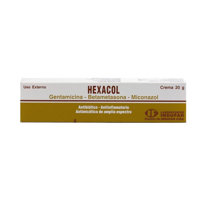HEXACOL CREMA CJ X 20 GRAMOS única