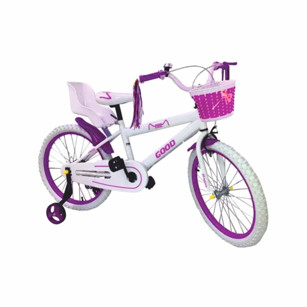 Bicicleta niña c/silla bebe good rod20 
