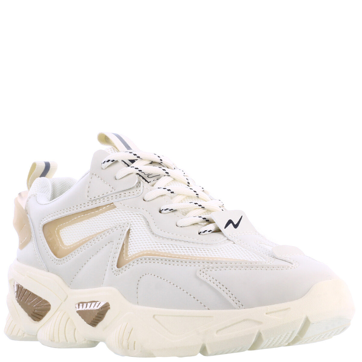 Championes de Hombre N+ FEST acordonado - Beige 