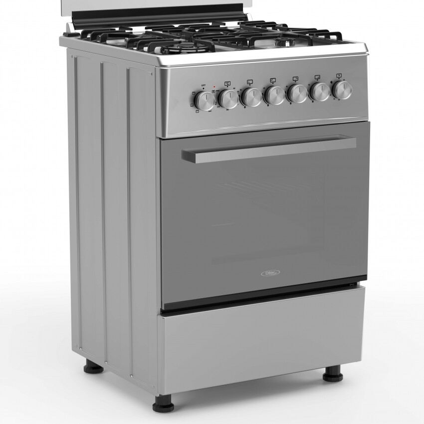 Cocina combinada Dikler 4H D-20 inox. Cocina combinada Dikler 4H D-20 inox.