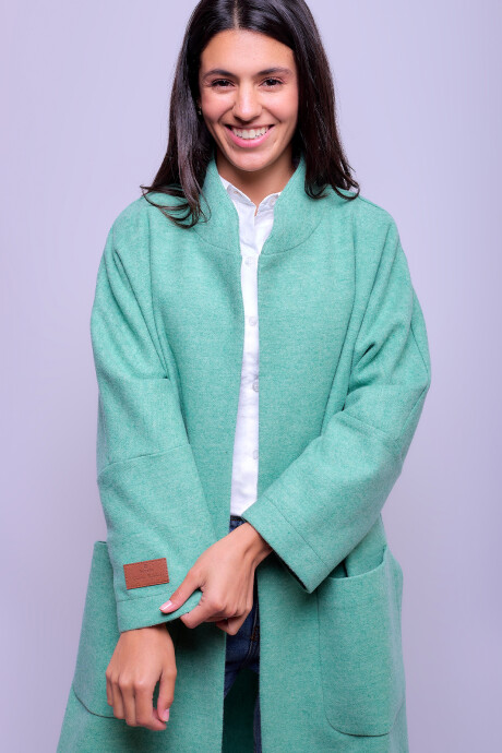 Capa Cuello Mao Verde