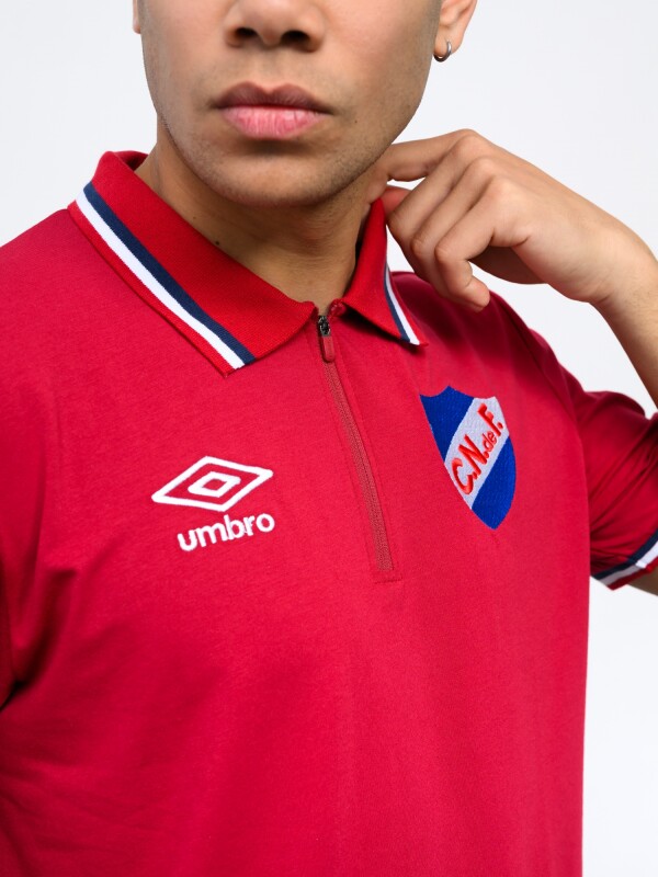 REMERA POLO ENKEL Nacional Hombre Beige, ordeaux