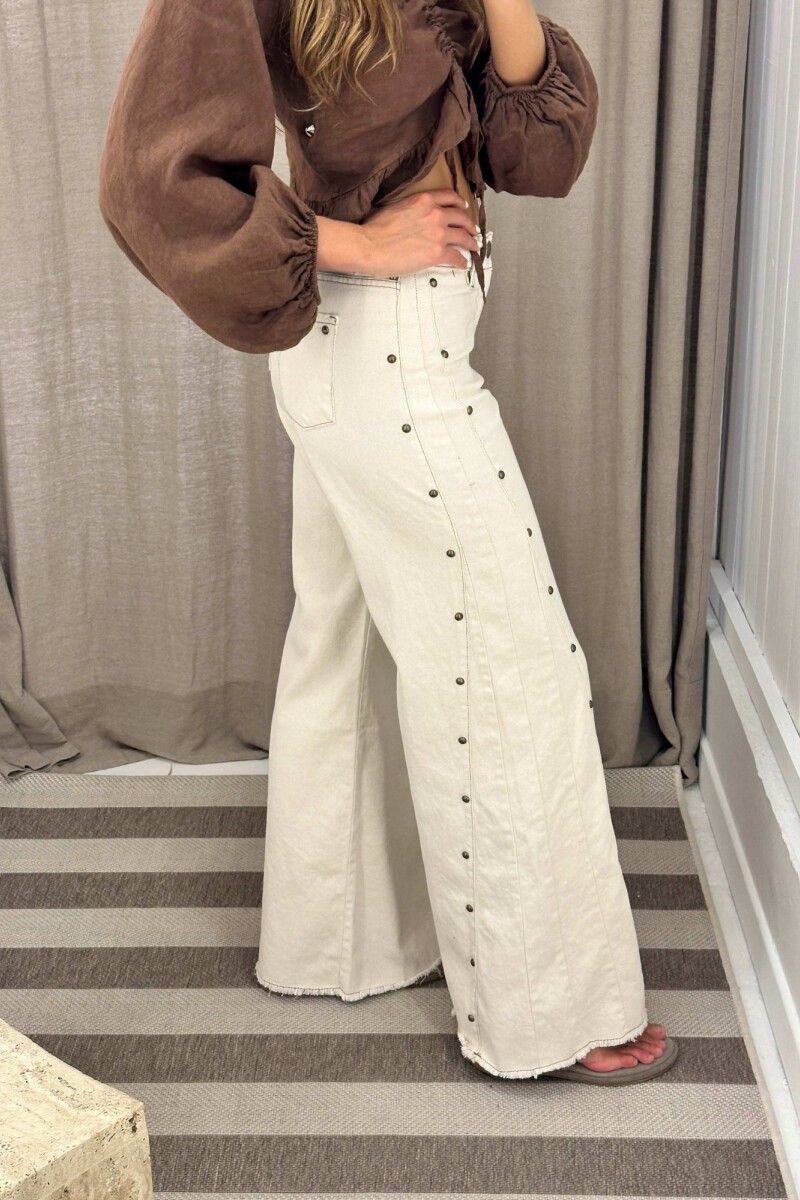 Pantalon Murra Crudo tachas