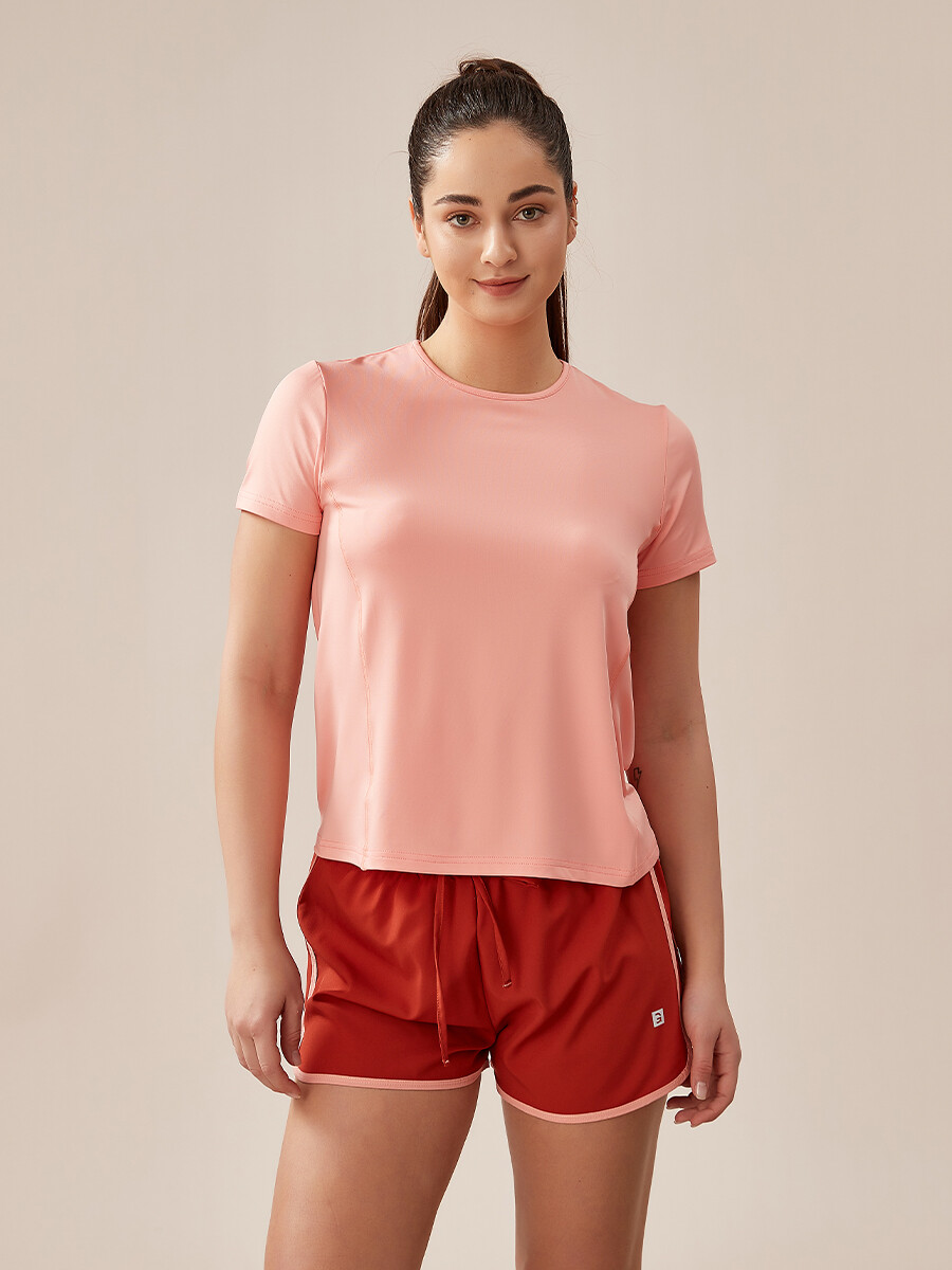 REMERA MOUTON - CORAL (V) 