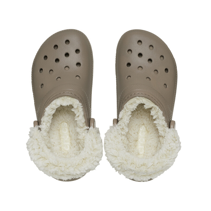 Classic Clog Fleece Lined Marrón